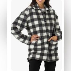 Lee women’s Fleece Button Down Chore Jacket.